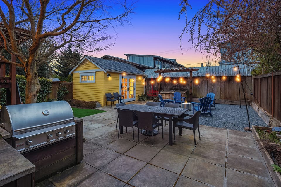 Gather, grill, and unwind under the twinkling lights. ✨