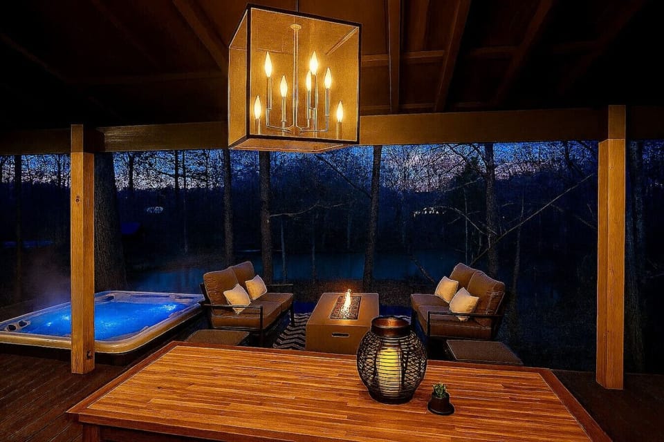 All times of year and seasons utilize all of the outdoor living spaces