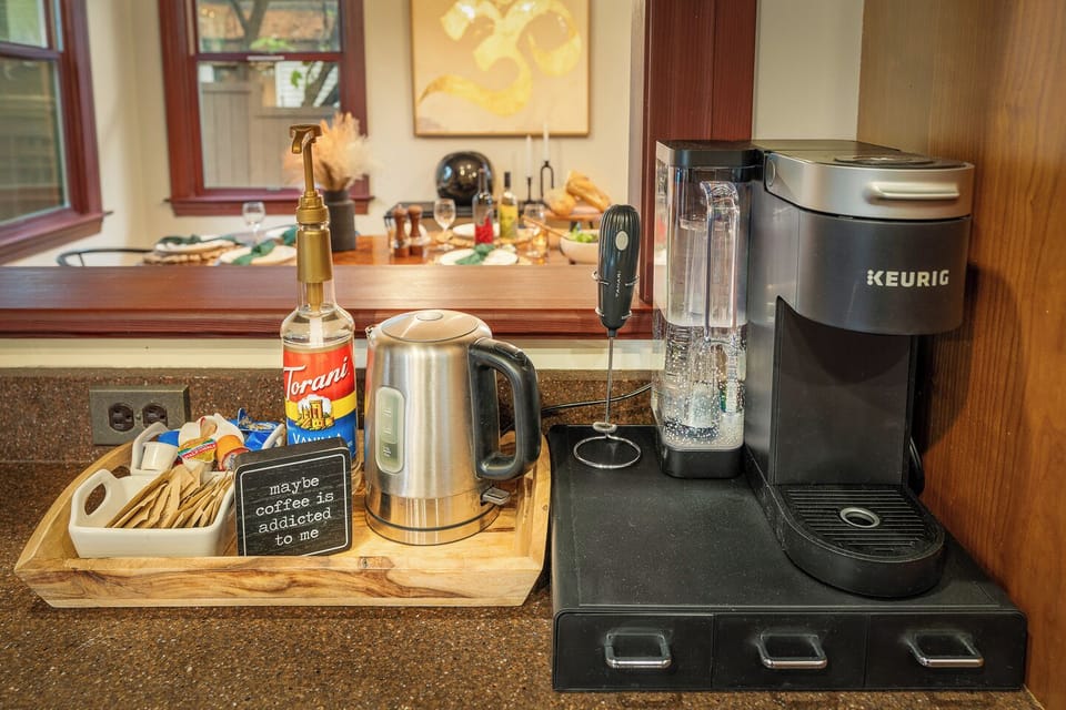 Morning routine made easy: add coffee, stir, and conquer the day. 