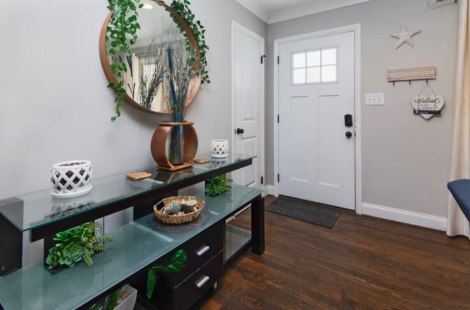 Through the front door