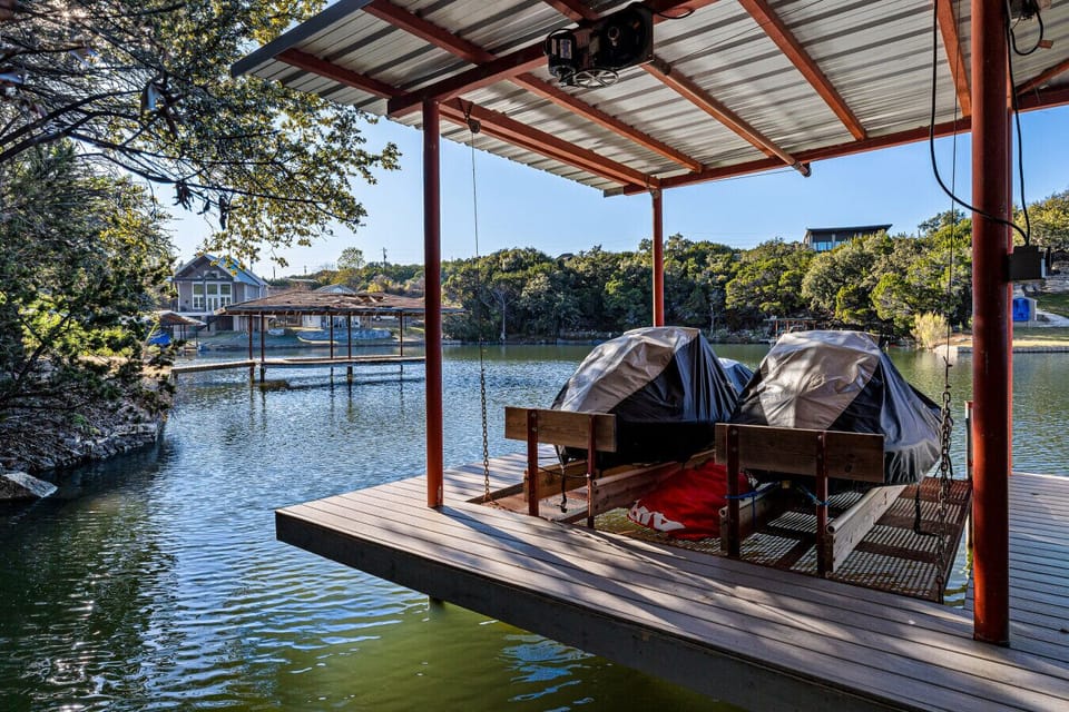 Covered Boat Dock | Peaceful Waterfront Views | Easy Lake Access | Relaxing Outdoor Space