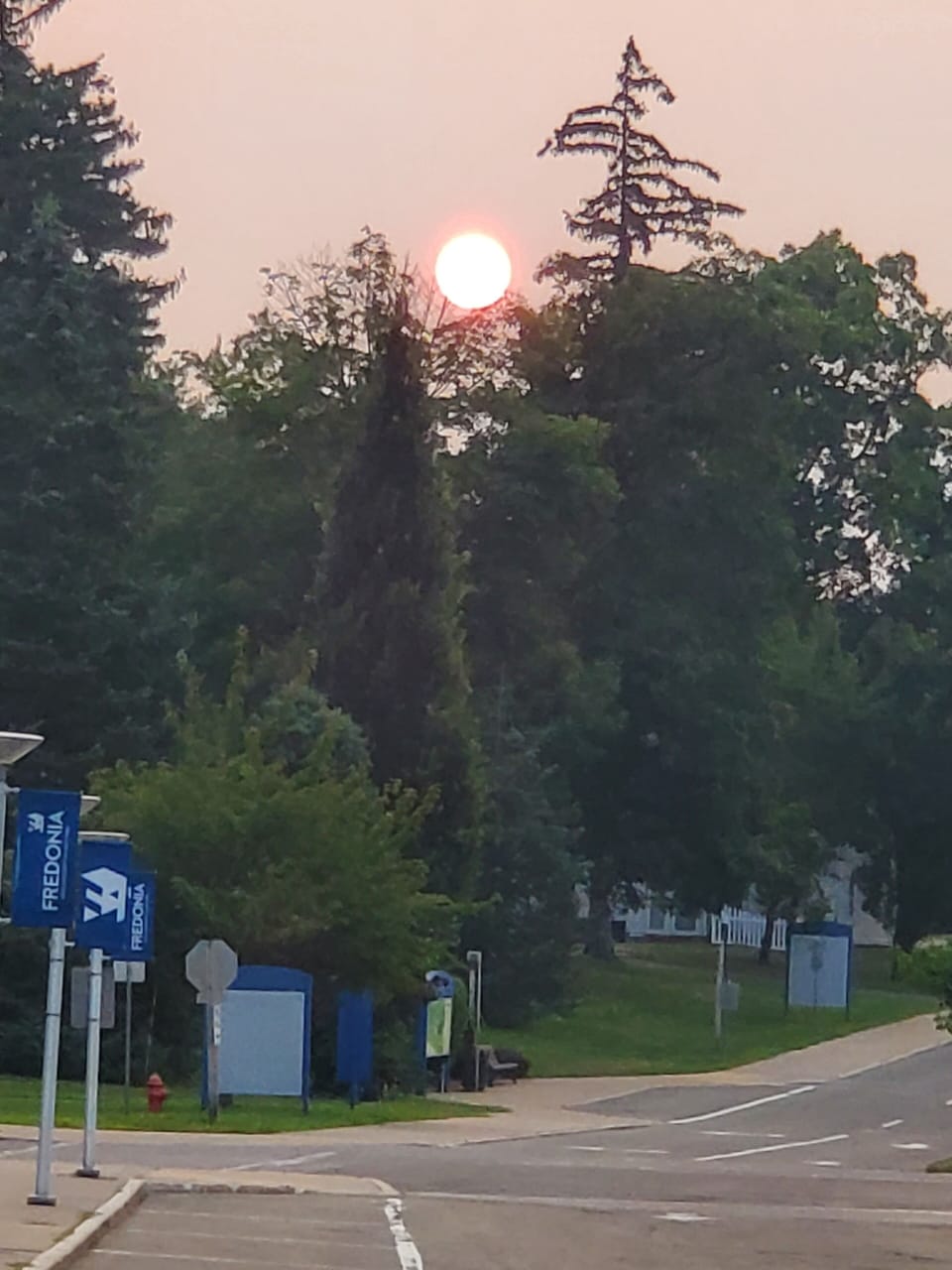 Here's SUNY Fredonia during an early morning walk. Beautiful/ peaceful