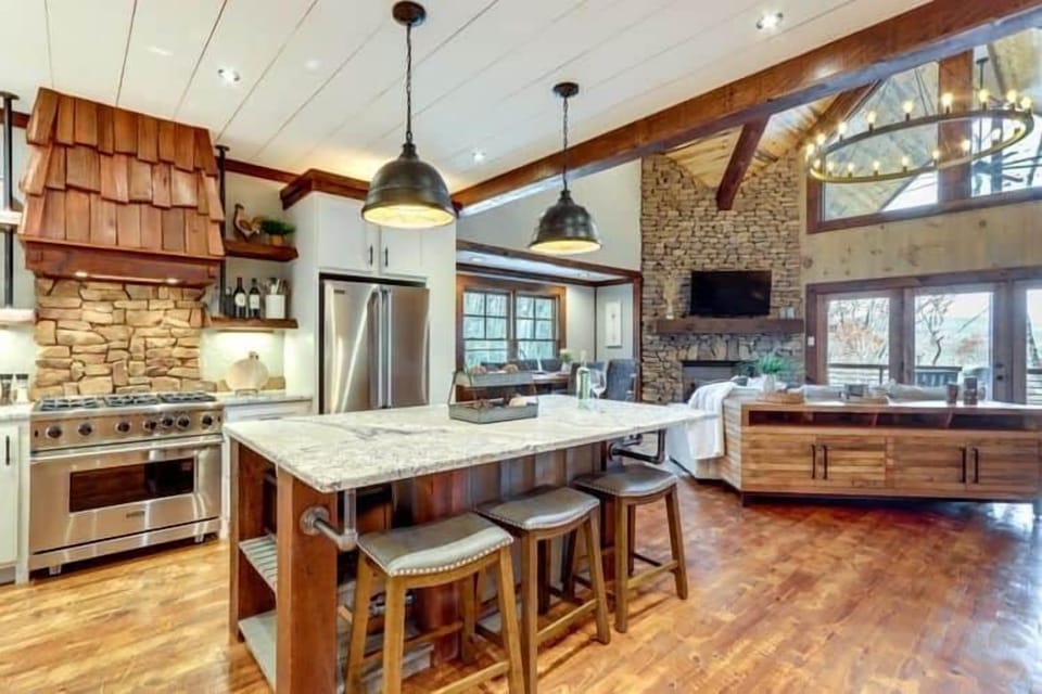 Kitchen | Dining Area | Great Room | Covered Back Deck Access