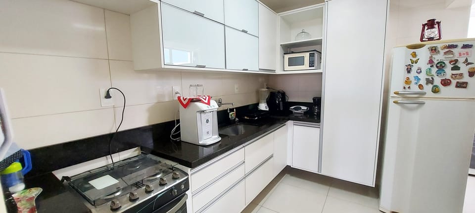 Apartment | Private kitchen | Fridge, microwave, coffee/tea maker, blender