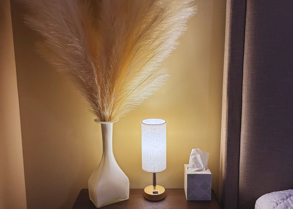 USB/C bedside lamp.