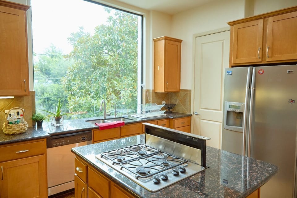 Beautiful view in the kitchen area
