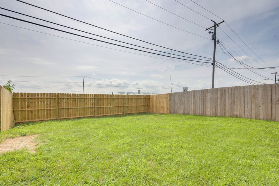 Fenced-In Backyard