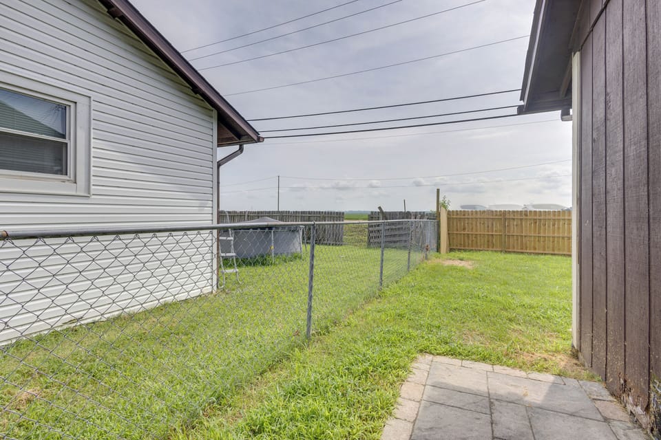 Fenced-In Backyard
