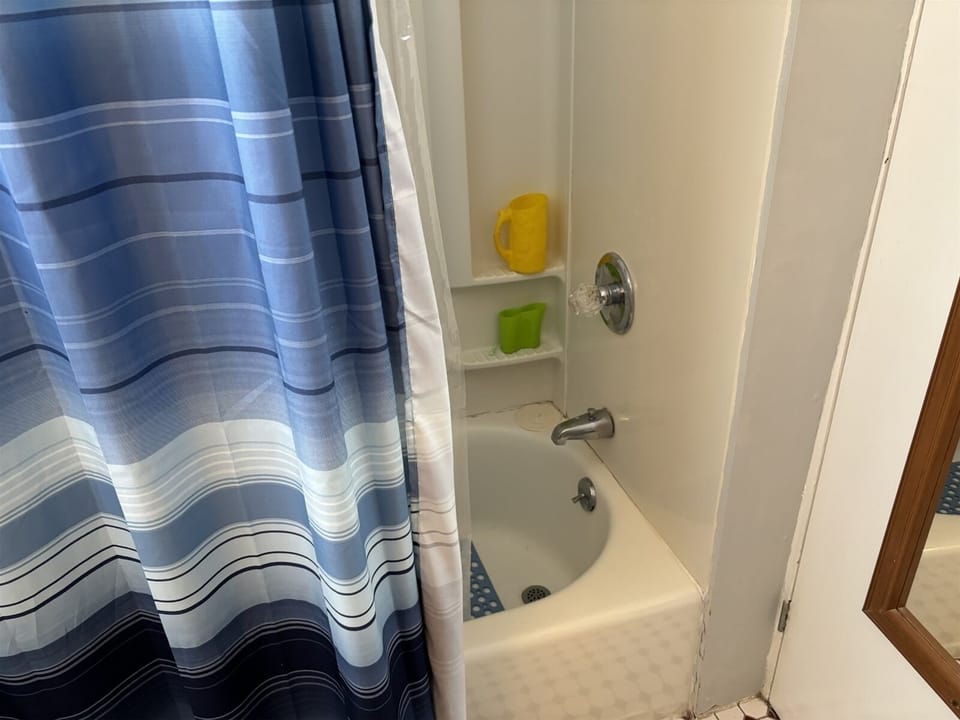 First Floor Full Bath off kitchen