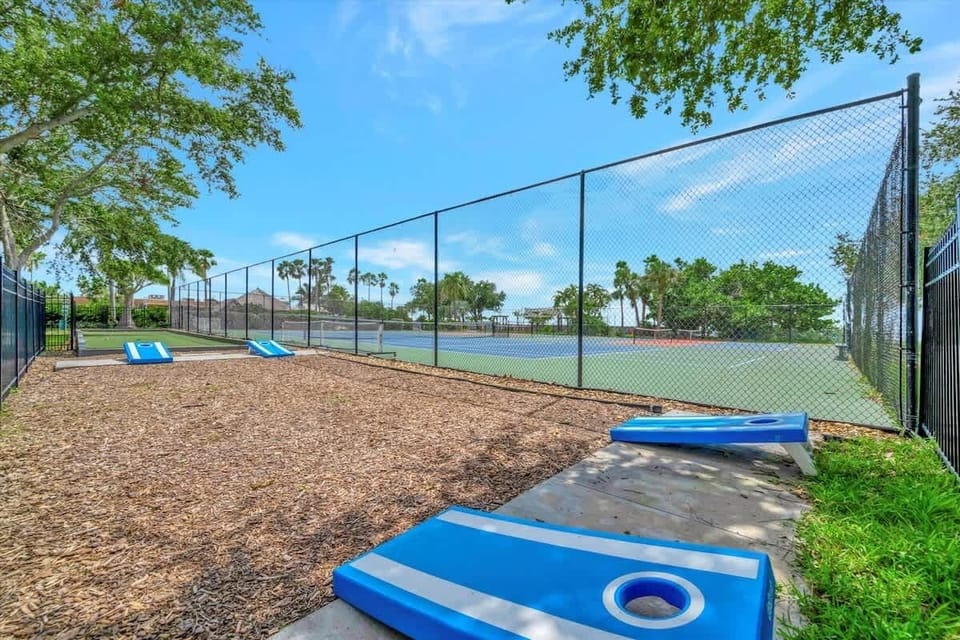Game on! Pickleball, corn hole, and endless fun outdoors.