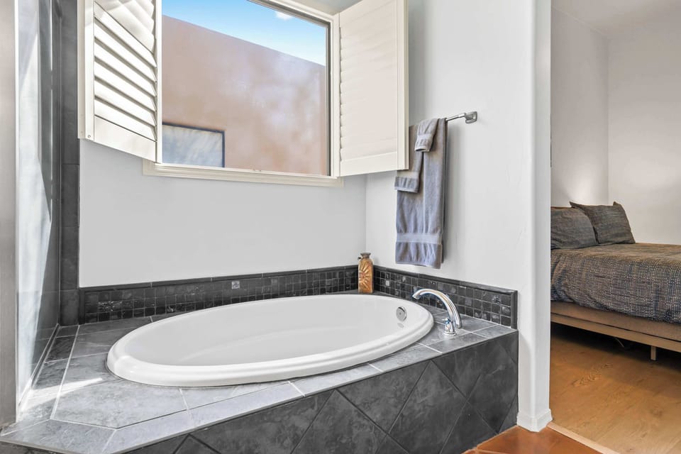 Modern fixtures and plenty of counter space for your essentials
