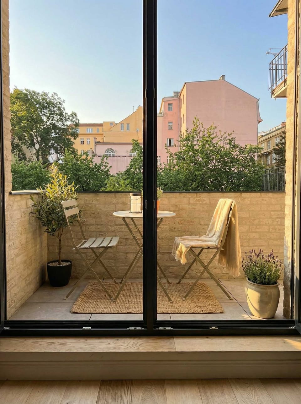 The balcony