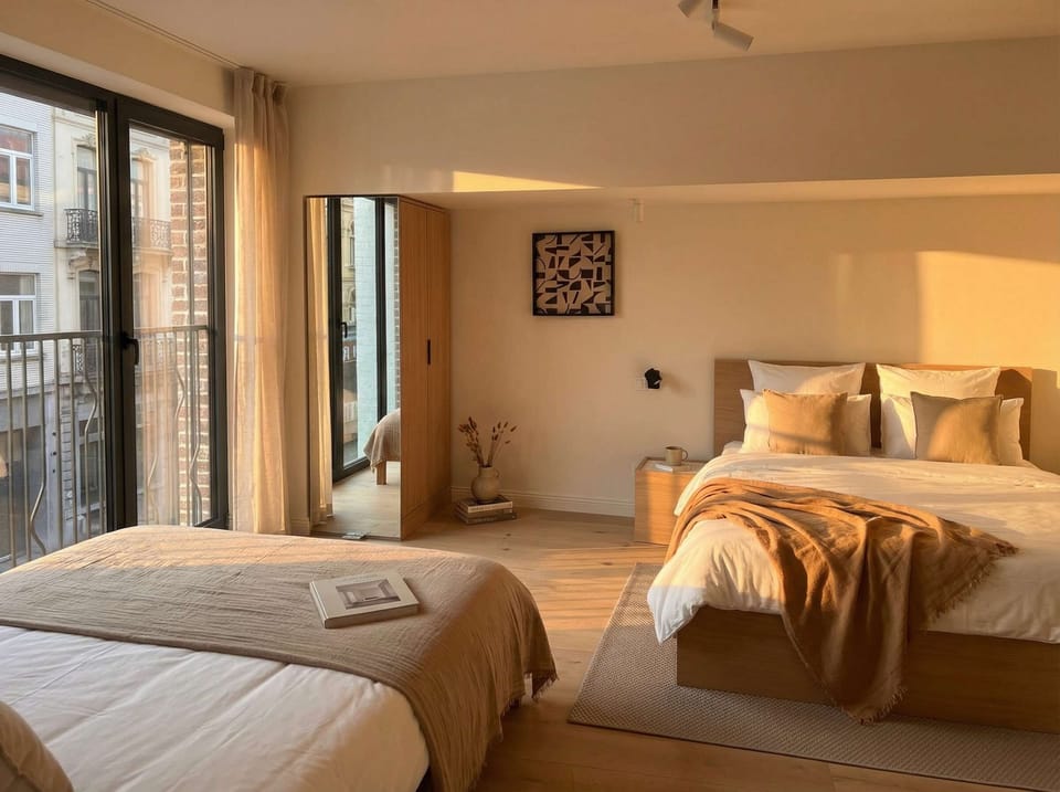 Second bedroom with twi queen size beds
