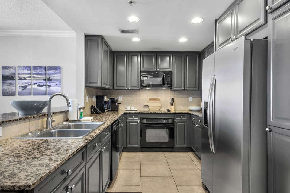 Kitchen has all you need for a delicious family meal