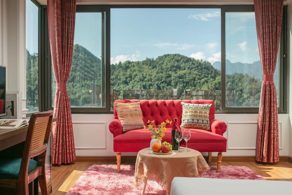Junior Double Room, Mountain View | Premium bedding, memory foam beds, minibar, desk