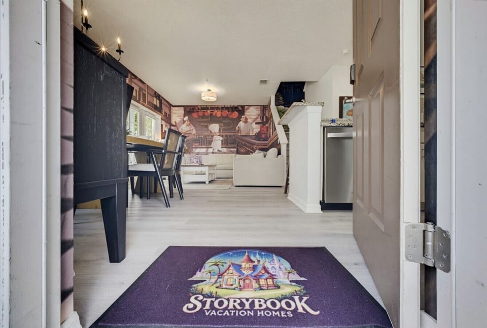 Arrival into the open-plan home