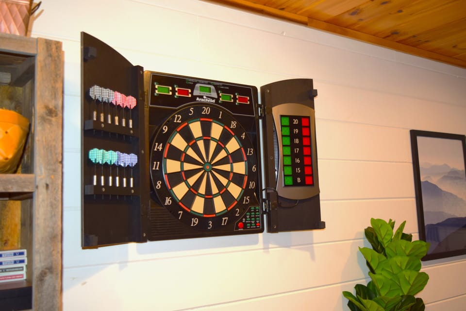 Compete in multi-games of digital darts and let the board keep score for you!