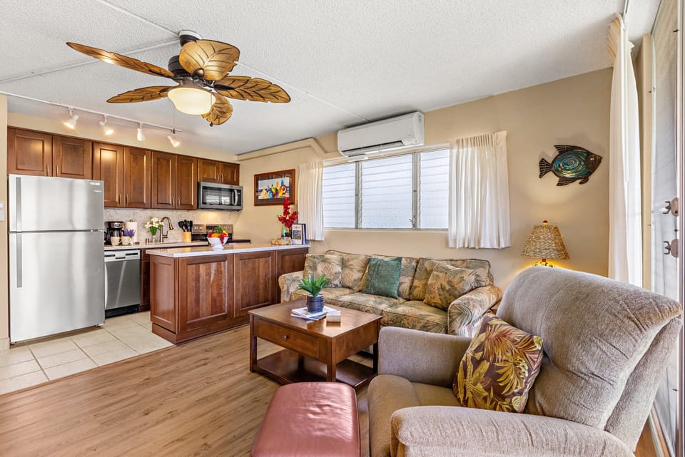 Stay comfortable year-round with split AC in both the bedroom and living room, keeping every corner of the condo refreshingly cool.