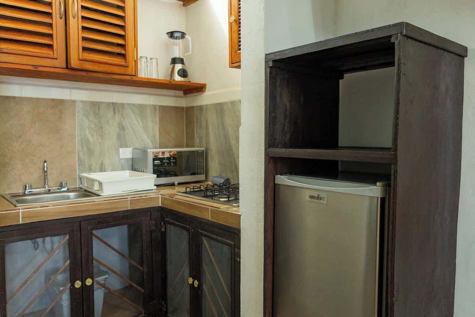 Flat-screen TV and window