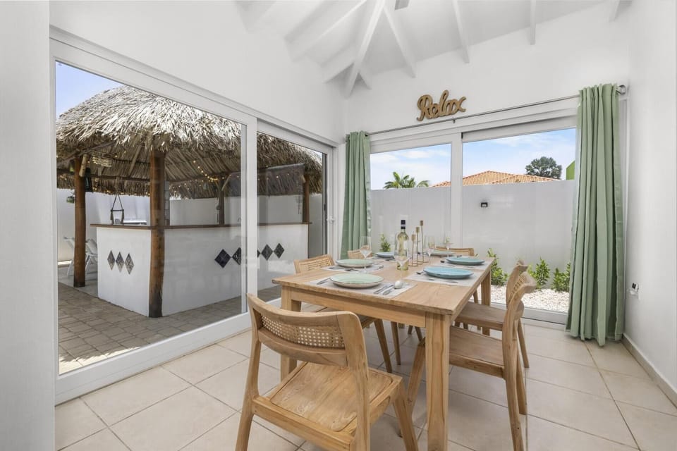 Villa Dushi-Private PoolPalapaBBQClose to Beach (31284)