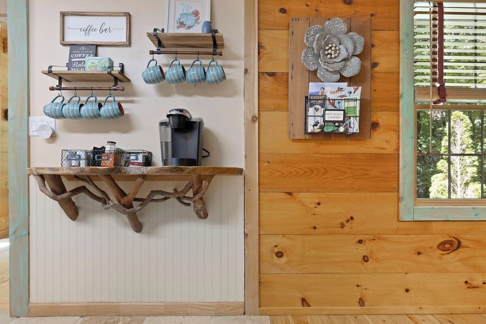 Coffee Station with Keurig in Kitchen