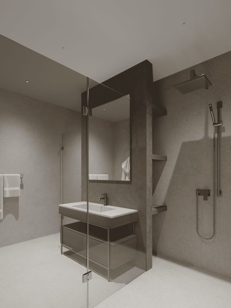 Deluxe Twin Room | Bathroom | Shower, hair dryer, bathrobes, slippers