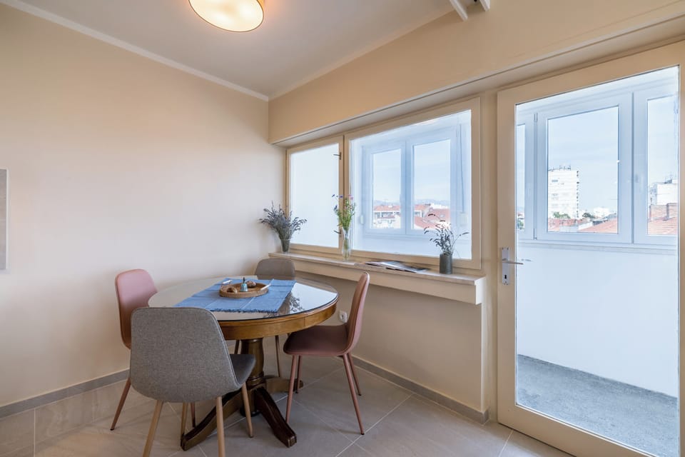 Classic Apartment, Sea View | Living area | 65-inch flat-screen TV with satellite channels