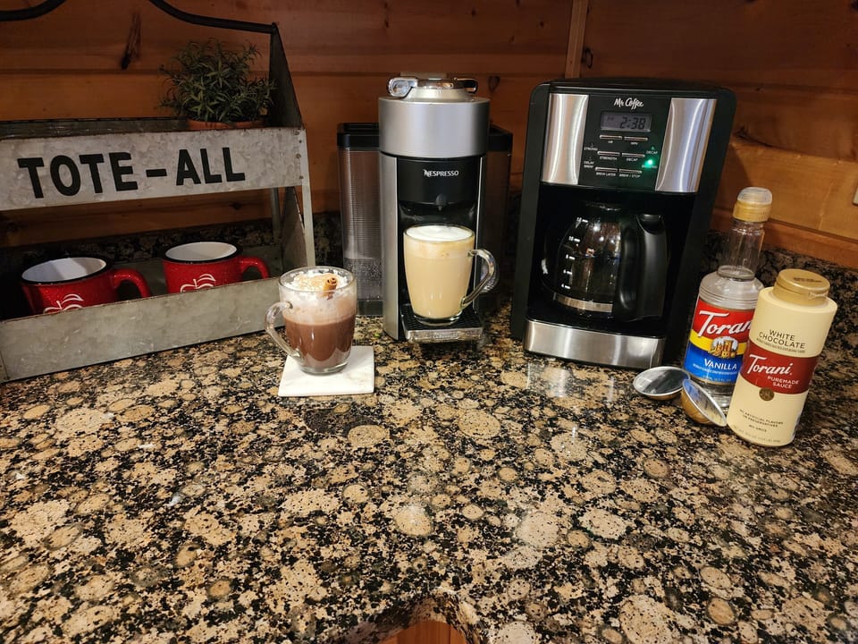All you need for that gourmet coffee...