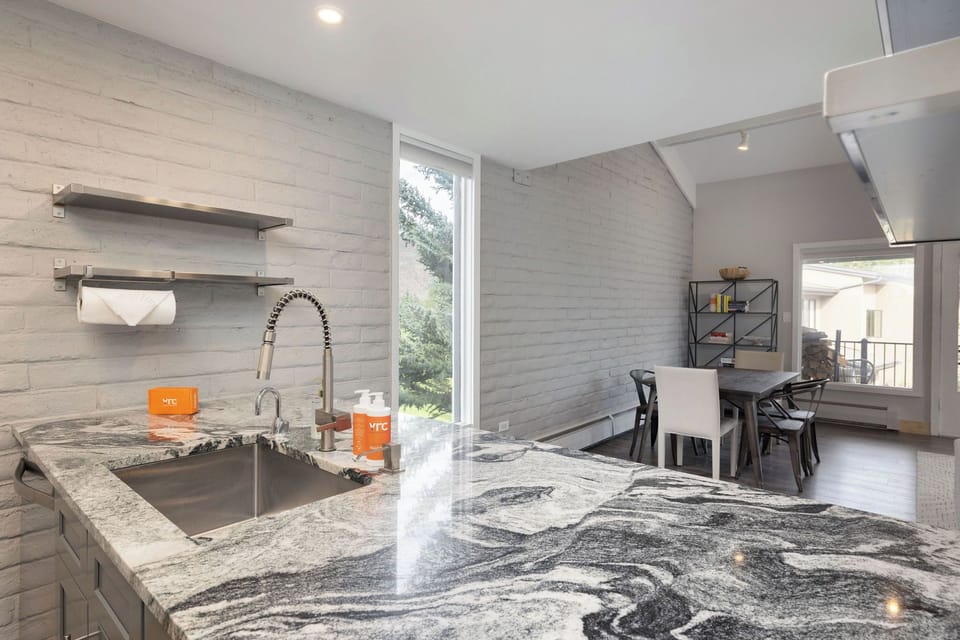 Whip up your favorite meals in this beautifully designed kitchen