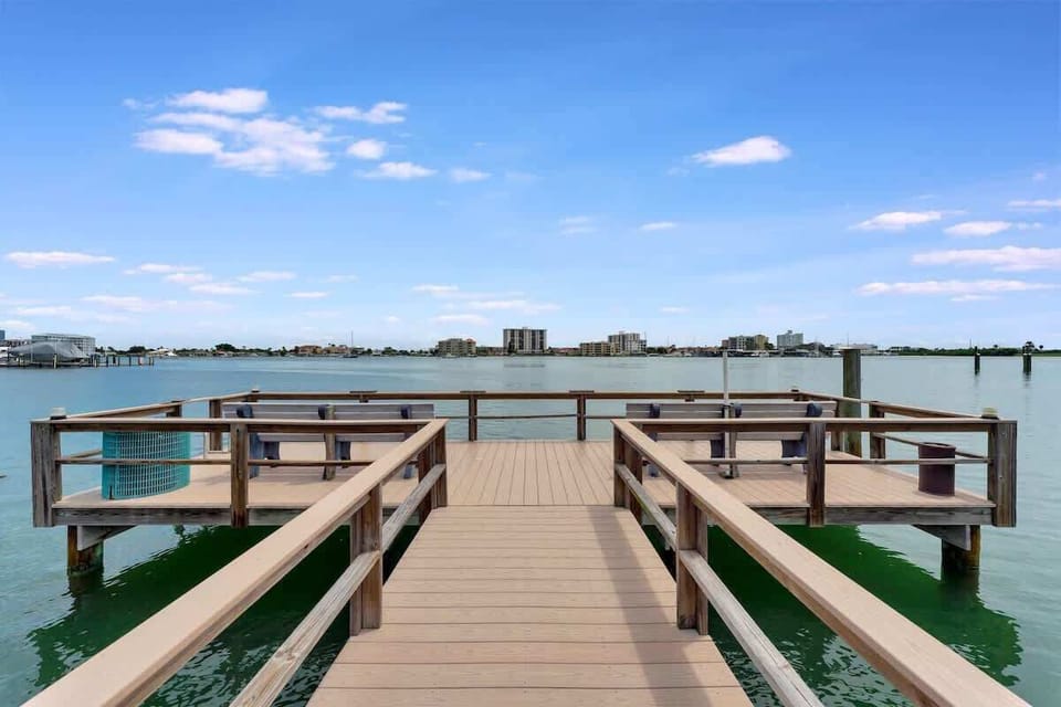 Walk the plank... to paradise! Our dock is calling your name.