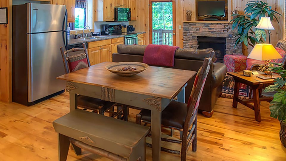 Living, Dining and Kitchen Area All-in-One