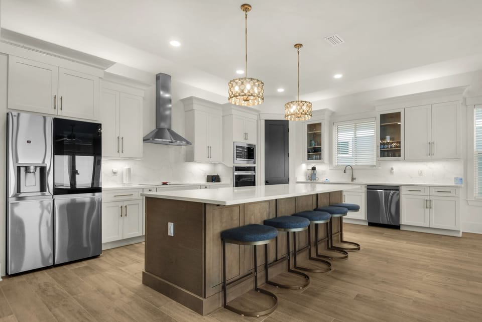Spacious and open kitchen