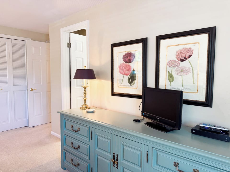 Primary Bedroom Dresser & Compact TV