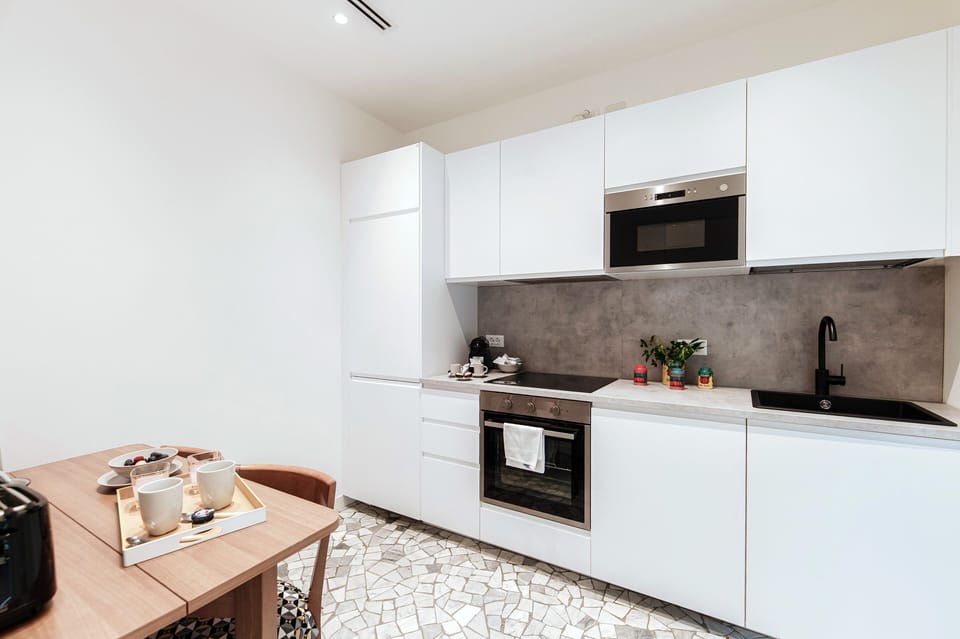 Condo | Private kitchen | Full-size fridge, microwave, oven, stovetop