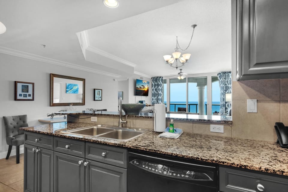 Condo, Multiple Beds (Portofino Island Resort 1-1802) | Private kitchen | Oven, toaster