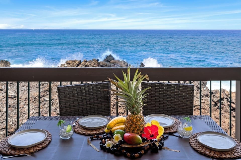 Condo, Multiple Beds, Lanai, Ocean View (Kanaloa at Keauhou 2002) | Outdoor dining
