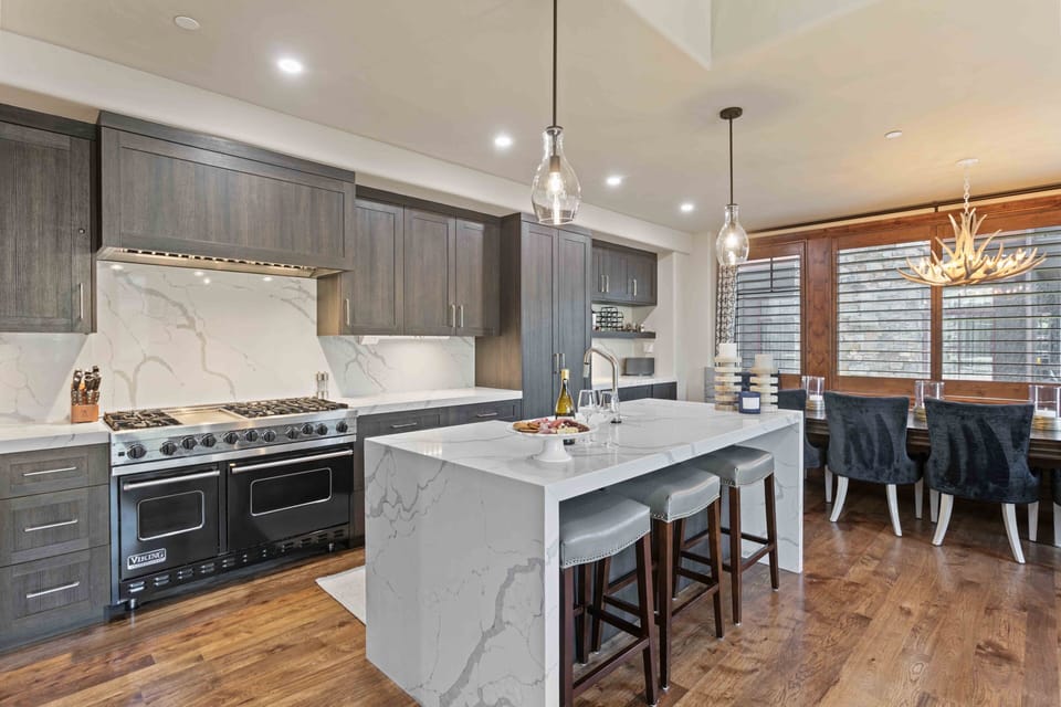 Indoors, Kitchen, Kitchen Island, Architecture, Building