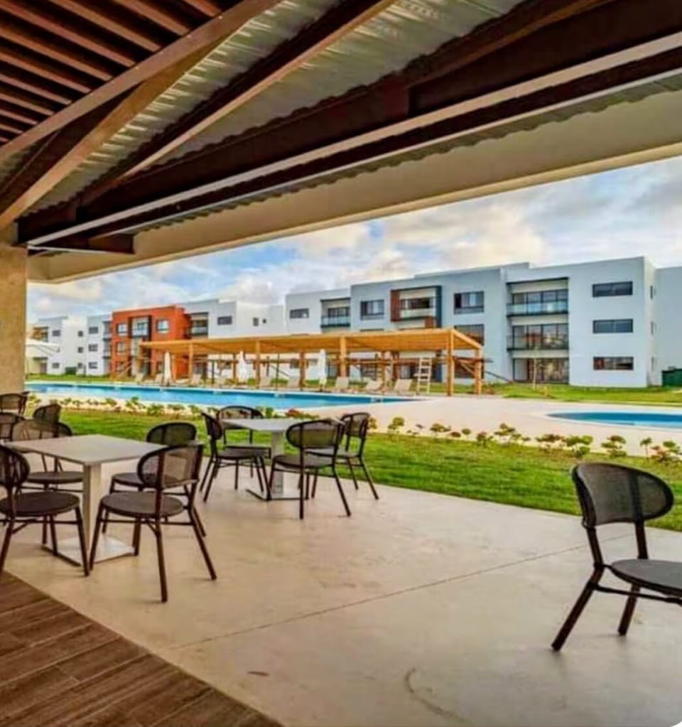 Community Outdoor Seating Area 