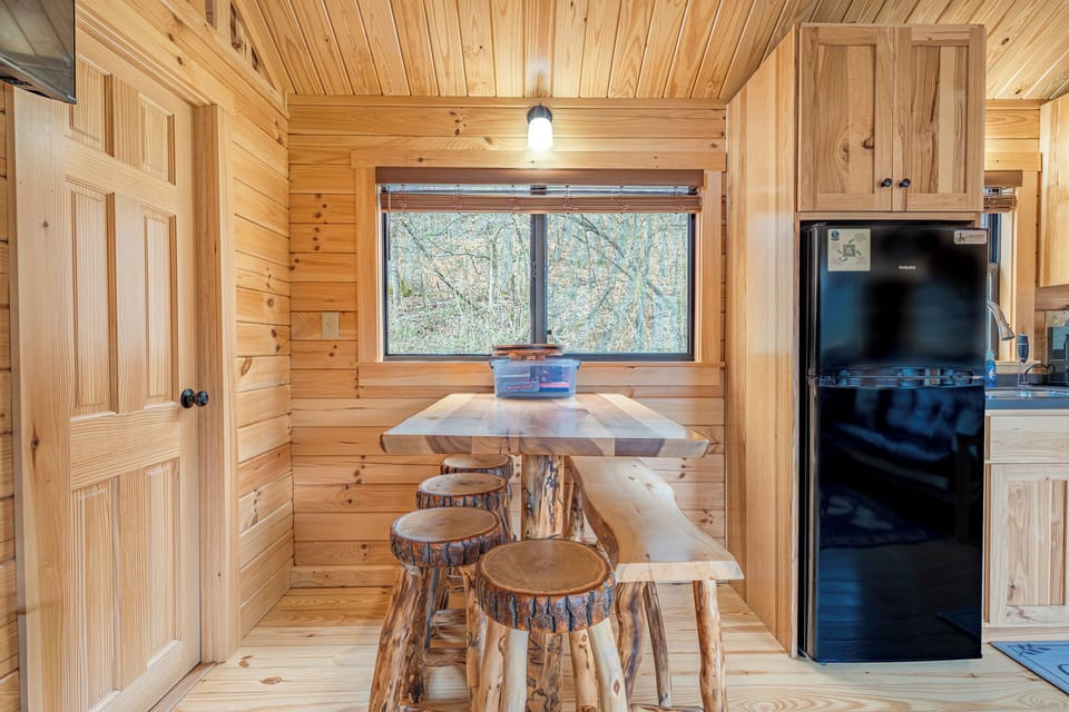 Dining area - a perfect area to gather, eat, or play games!