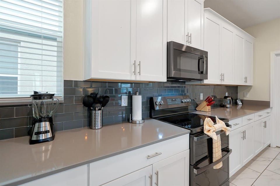 Enjoy your fully equipped kitchen