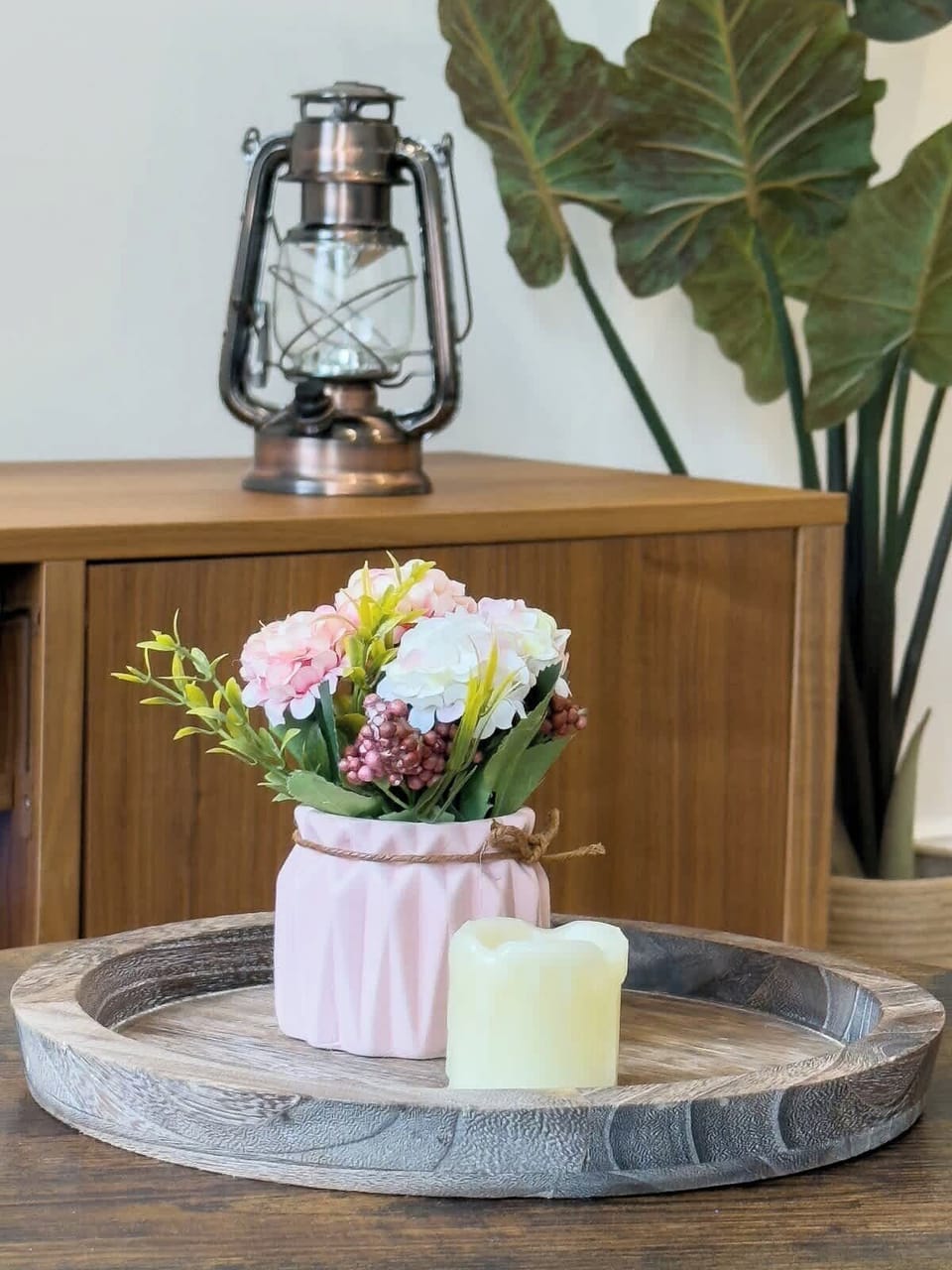 Thoughtfully styled decor with a warm, welcoming feel