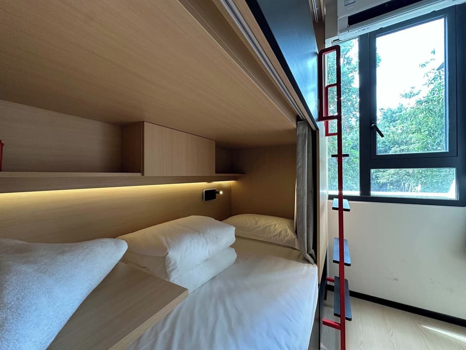 Elite Shared Dormitory, Women only, City View | Hypo-allergenic bedding, blackout drapes, soundproofing, free WiFi