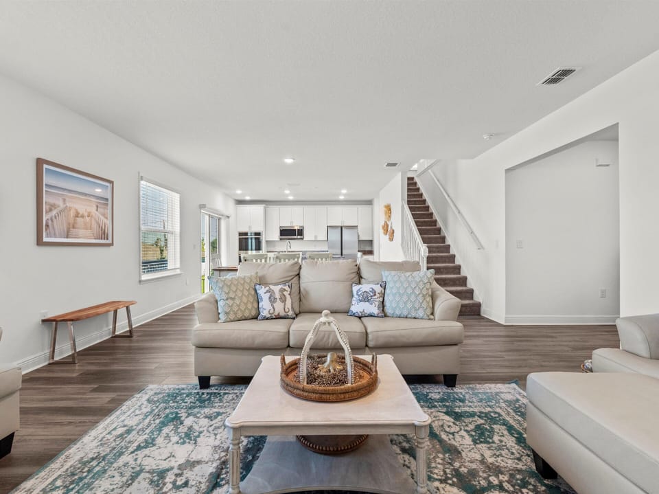 Living Room - Smart TV and Backyard Access