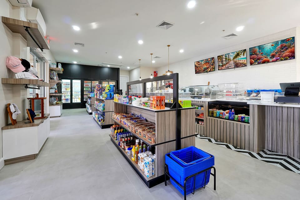 Local shop at the club house for snacks and essentials!