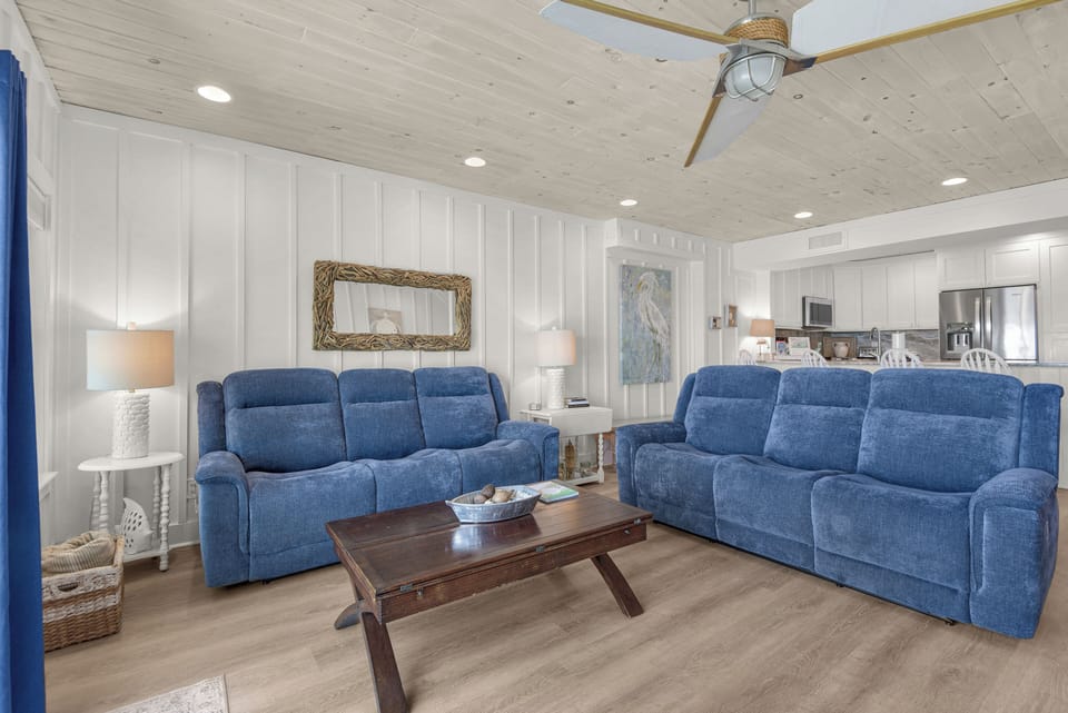 Comfortable living room seating
