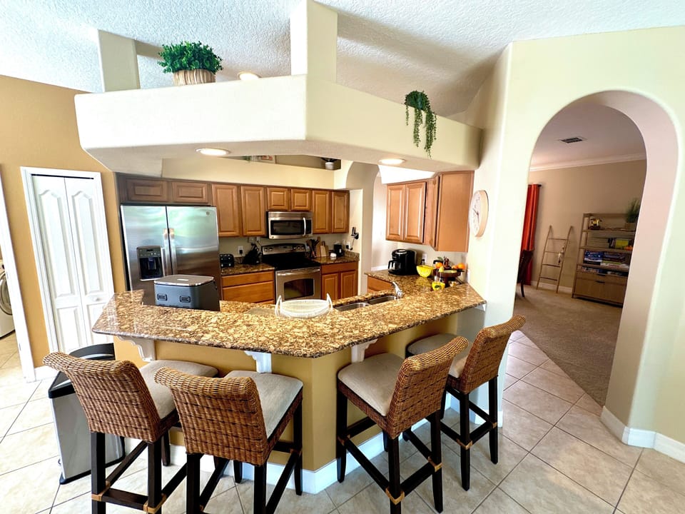 Wrap Around Bar - Gather here for Laughter, Love, and Lattes!