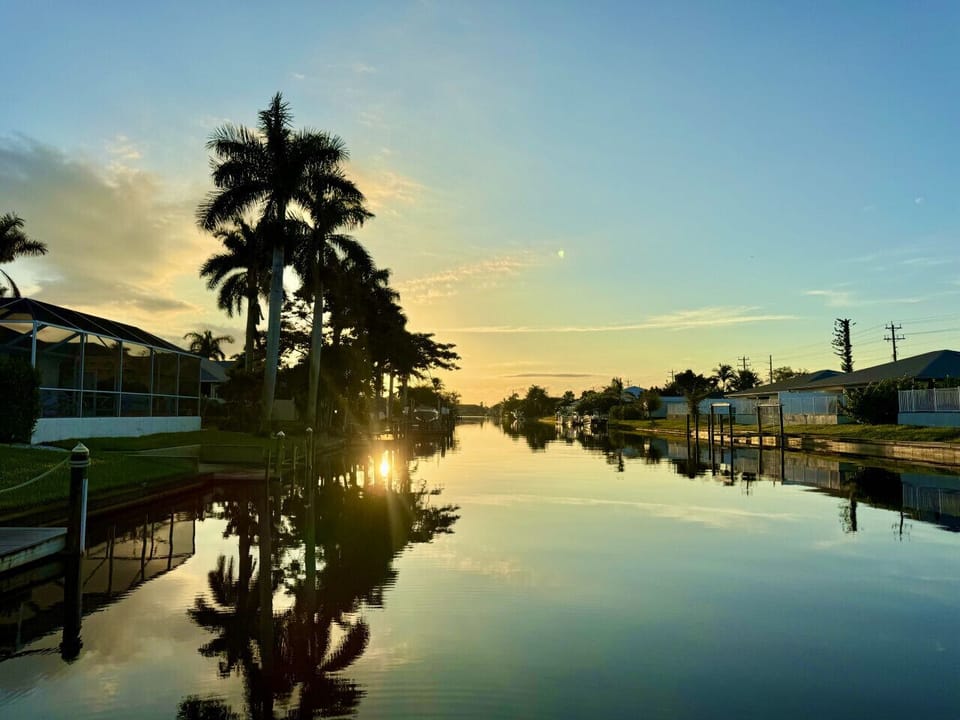 Wake up to stunning canal sunrises for your perfect Florida morning