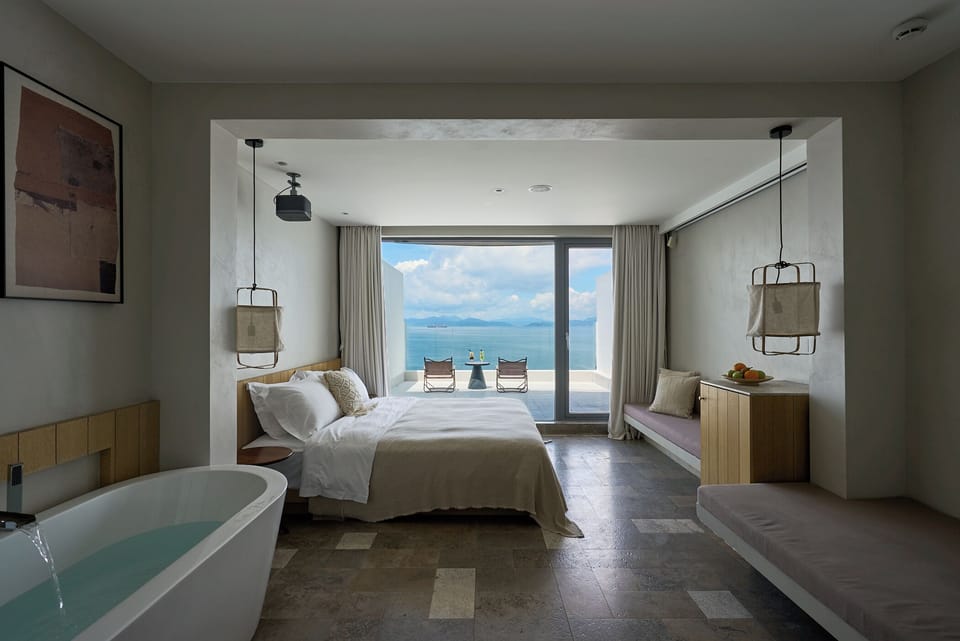 Romantic Double Room, Balcony, Sea View | Premium bedding, individually decorated, individually furnished