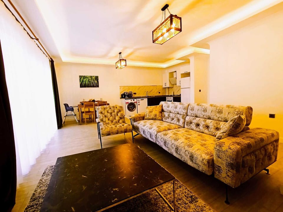 Comfort Villa, Mountain View, Poolside | Living area | 43-inch Smart TV with satellite channels