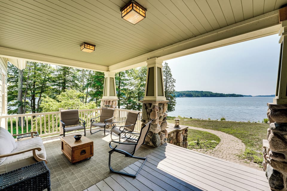 Covered Deck | Lake Views